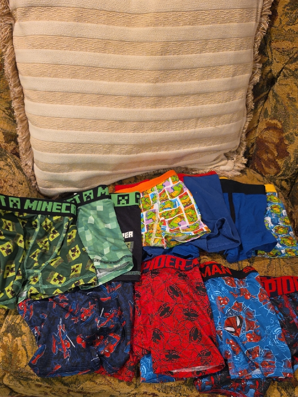 Marvel Red & Navy Logo Briefs